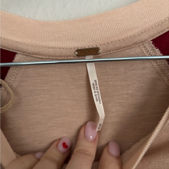 Free People As if Crochet Tee M - Picture 5 of 8